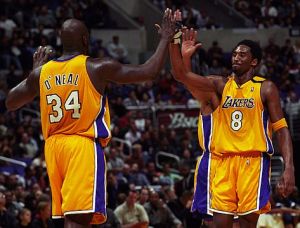 Shaq and Kobe 2001