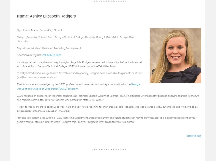GAfutures - Award Recipient: Ashley Elizabeth Rodgers